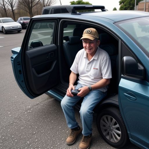 veteran receiving car keys